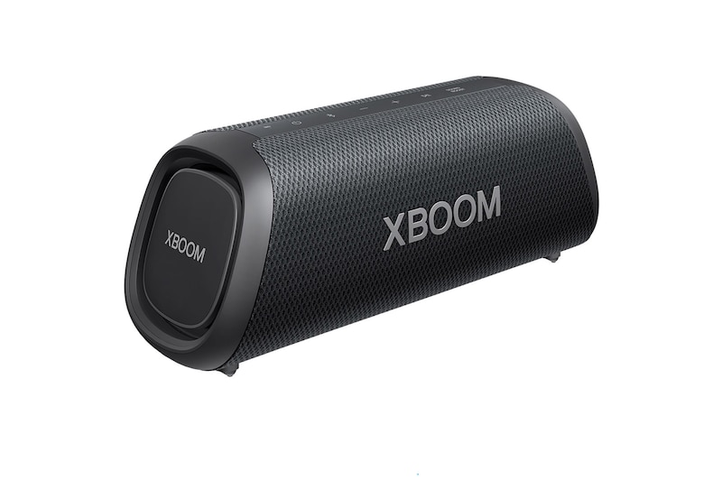 LG XBOOM Go XG7 – Enceinte Bluetooth étanche à l’eau et à la poussière | Jusqu’à 24h d’autonomie | Adaptée aux usages en extérieur, festifs, et aux voyages | Bluetooth 5.1 | Puissance 40W | Basses rugissantes, LG XG7QBK