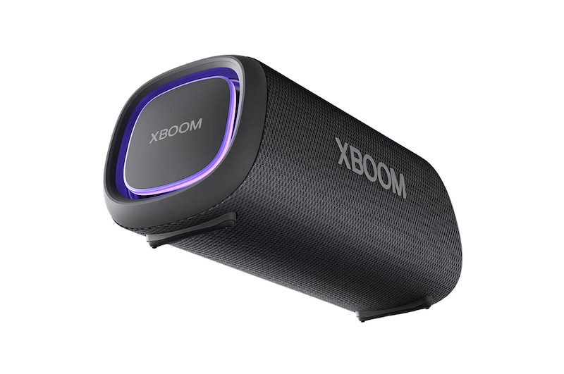 LG XBOOM Go XG7 – Enceinte Bluetooth étanche à l’eau et à la poussière | Jusqu’à 24h d’autonomie | Adaptée aux usages en extérieur, festifs, et aux voyages | Bluetooth 5.1 | Puissance 40W | Basses rugissantes, LG XG7QBK