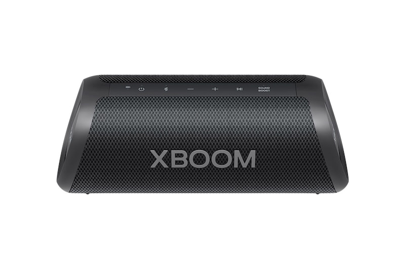LG XBOOM Go XG5 - Enceinte Bluetooth étanche à l’eau et à la poussière | Jusqu’à 18h d’autonomie | Adaptée aux usages en extérieur, festifs, et aux voyages | Bluetooth 5.1 | Puissance 20W | Basses rugisstantes, LG XG5QBK