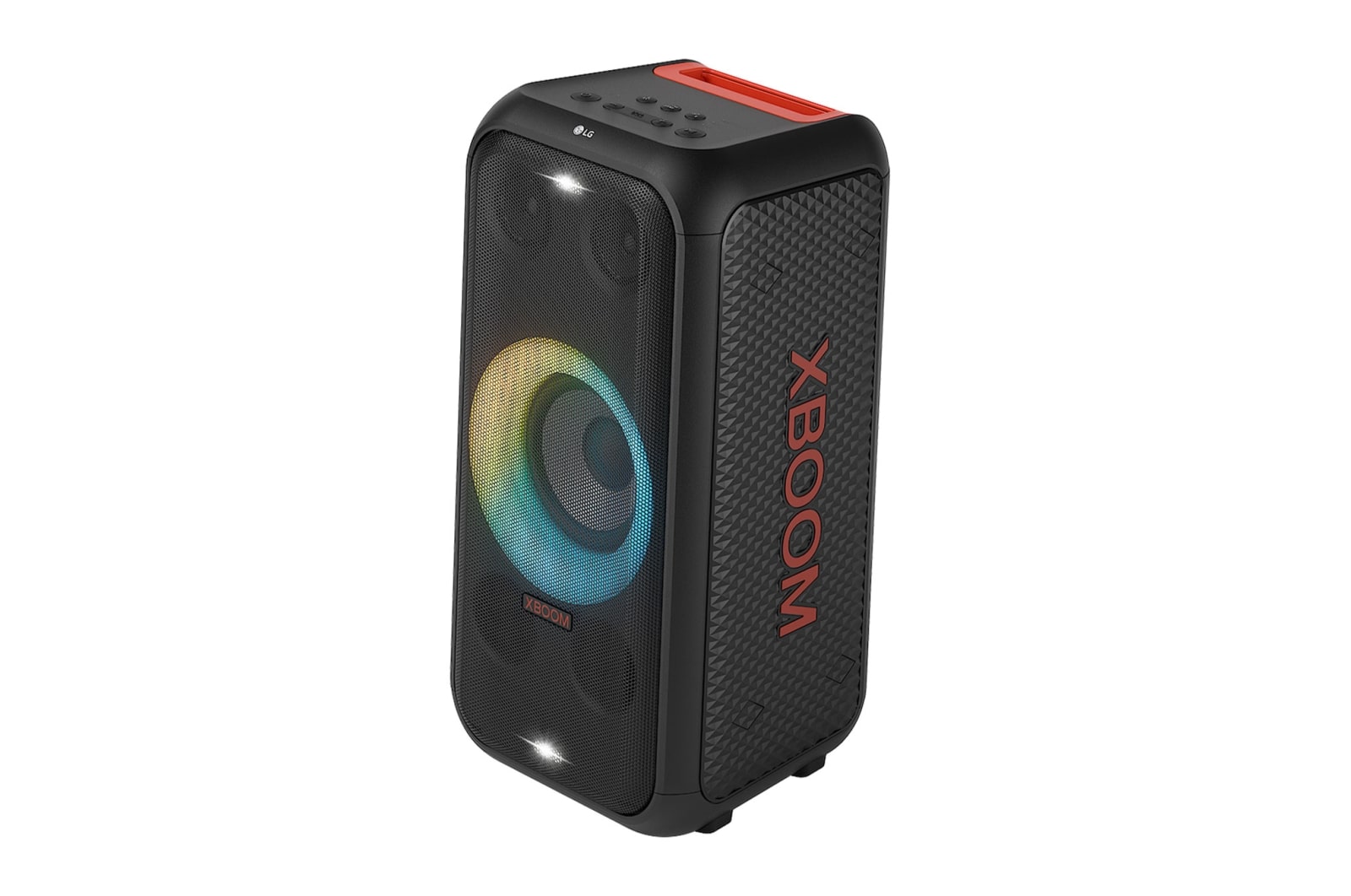 LG XBOOM XL5S | Enceinte Bluetooth Puissante | 200W | Jusqu'à 12h d'autonomie | IPX4 | Eclairage multicolore, LG XL5S