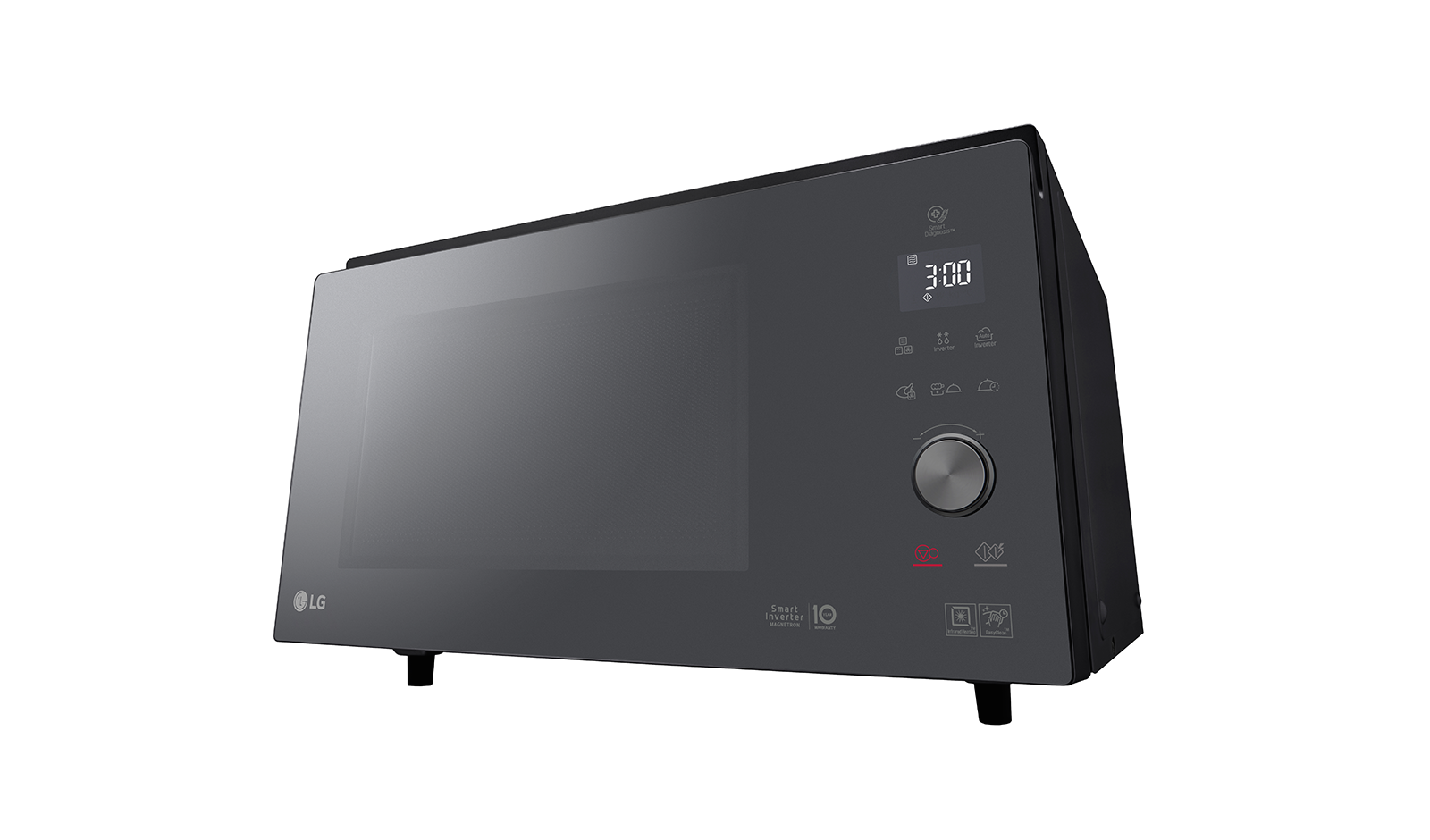 LG Four micro-ondes combiné | NeoChef | 39L | Four Multifonctions | Design innovant type four | Tactile | Cloche Steamchef, LG MJ3965BCR