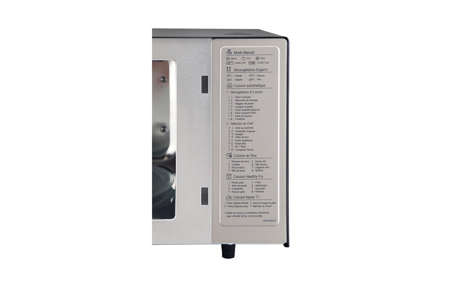 LG Four micro-ondes combiné | NeoChef | 28L | Four Multifonctions | Tactile, LG MJEN2863G