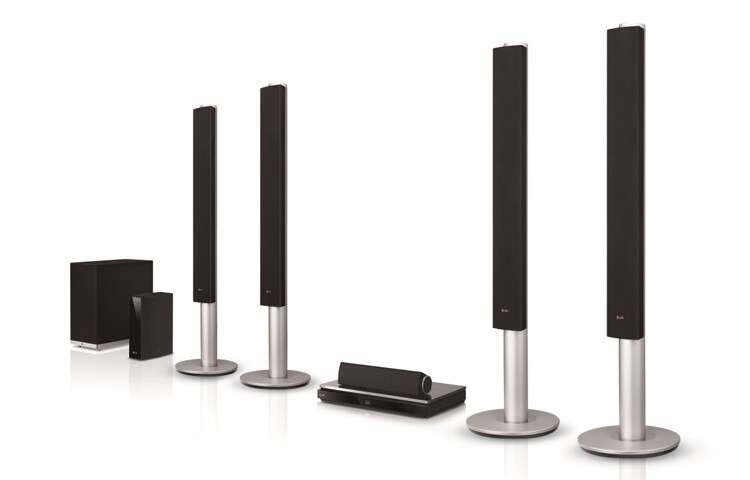 LG Home Cinema 9.1CH 1460W | Lecteur Blu-Ray 3D | USB | HD Movie | LG Smart TV | DLNA | Bluetooth | LG AV Remote APP | Private sound mode | FLAC | WIFI intégré | Extrapolateur UHD 4K | Enceintes arrière sans fil | Enceintes en fibre d'aramide, LG BH9540TW
