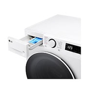 LG Lave-linge 13kg - 81L | Moteur AI Direct Drive™ | Steam™ | Smart Diagnosis™, LG F34R50WHS