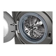 LG Lave-linge Séchant Slim 8,5/5kg - 58L | TurboWash™  | Moteur AI Direct Drive™ garanti 10 ans, LG F852SV52IRS