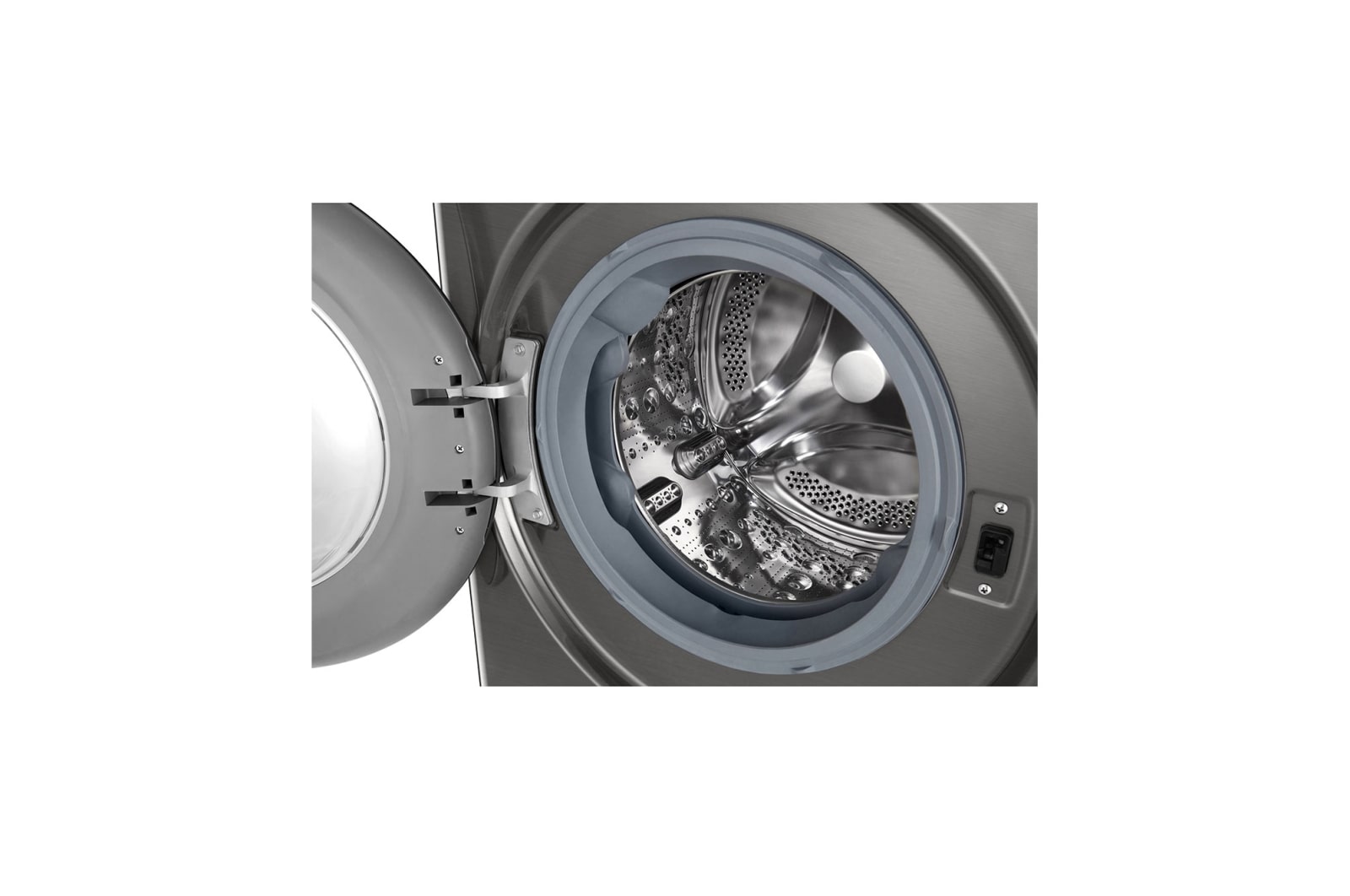 LG Lave-linge Séchant Slim 8,5/5kg - 58L | TurboWash™  | Moteur AI Direct Drive™ garanti 10 ans, LG F852SV52IRS