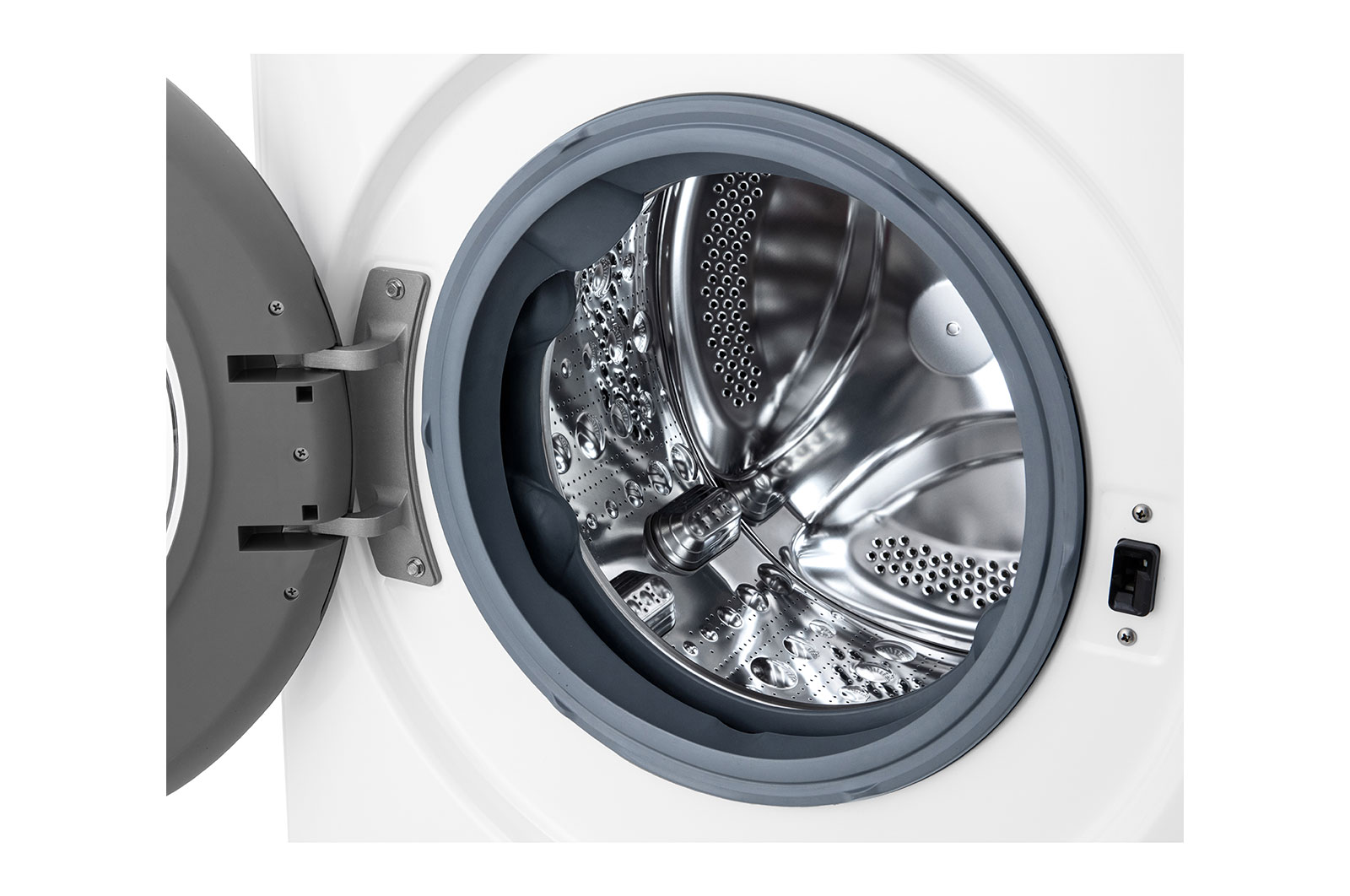 LG Lave-linge Séchant 8/6 kg - 68L | AI Direct Drive™ | Smart Diagnosis™ I Moteur Direct Drive™ Garanti 10 ans, LG F864V38WR