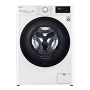 LG Lave-linge Séchant 8/6 kg - 68L | AI Direct Drive™ | Smart Diagnosis™ I Moteur Direct Drive™ Garanti 10 ans, LG F864V38WR