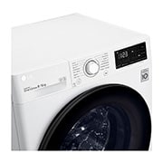 LG Lave-linge Séchant 8/6 kg - 68L | AI Direct Drive™ | Smart Diagnosis™ I Moteur Direct Drive™ Garanti 10 ans, LG F864V38WR