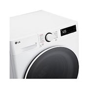 LG Lave-linge 9kg - 58L | Slim | Moteur intelligent AI Direct Drive™ garanti 10 ans | Steam™, LG F92SR50WHS