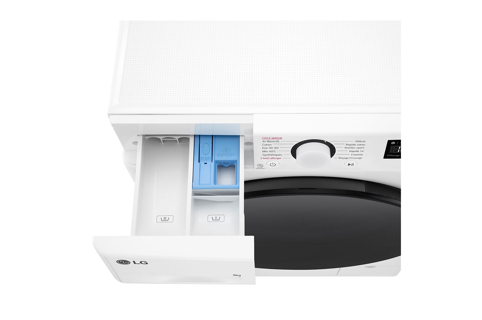 LG Lave-linge | 9kg | 68L | AI DD™ | Smart Diagnosis™, LG F94R56WHS
