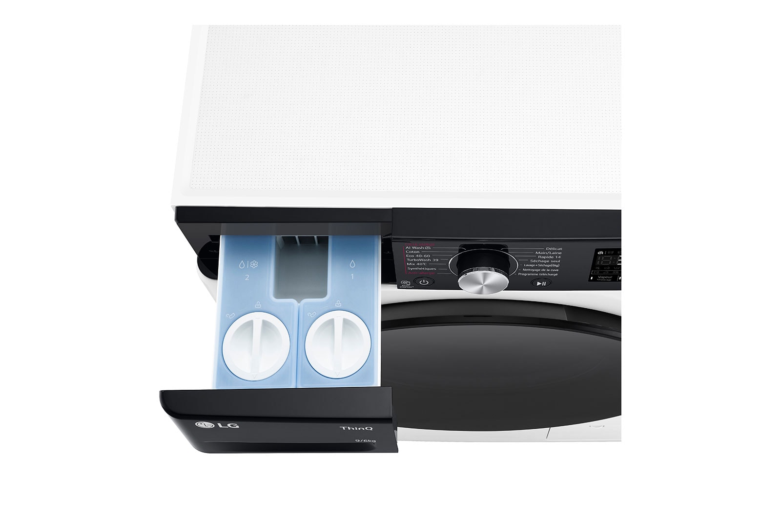 LG F964R76WSTA Vue du desssus