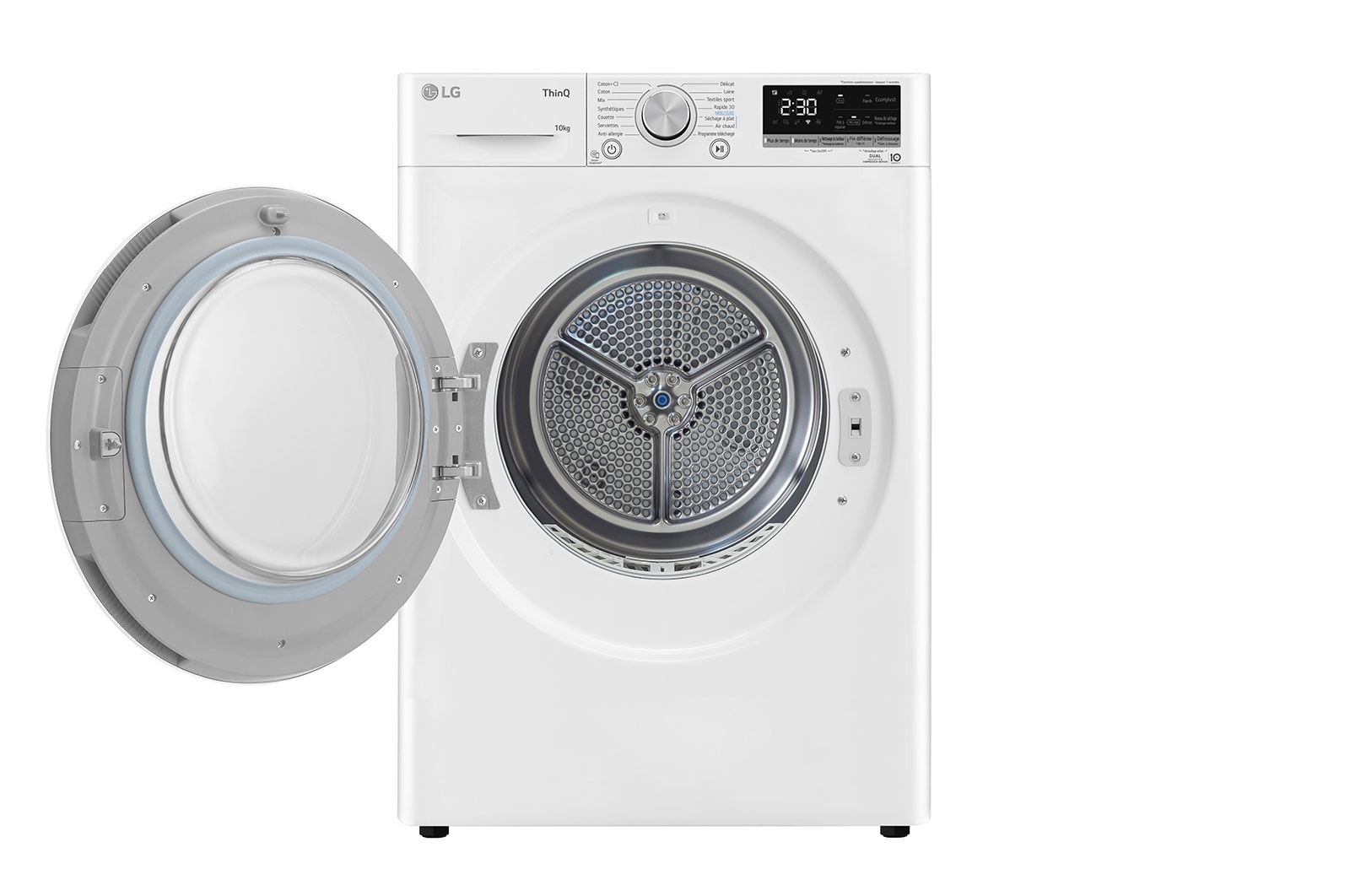 LG Sèche-linge 10kg | A+++ | Condenseur Autonettoyant | Compresseur DUAL Inverter et moteur Inverter garanti 10 ans, LG RH1V50WH