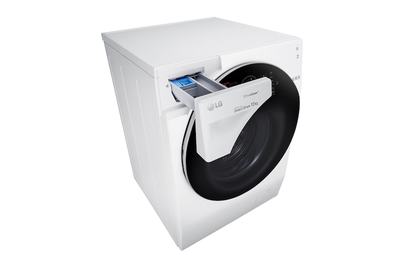 LG Lave-linge 12 KG | TrueSteam™ | TurboWash™ | Wi-Fi | 6 Motion Direct Drive™ | A+++(-60%) | Smart Diagnosis™ | Moteur Direct Drive™ garanti 10 ans, LG F24G1GWHS