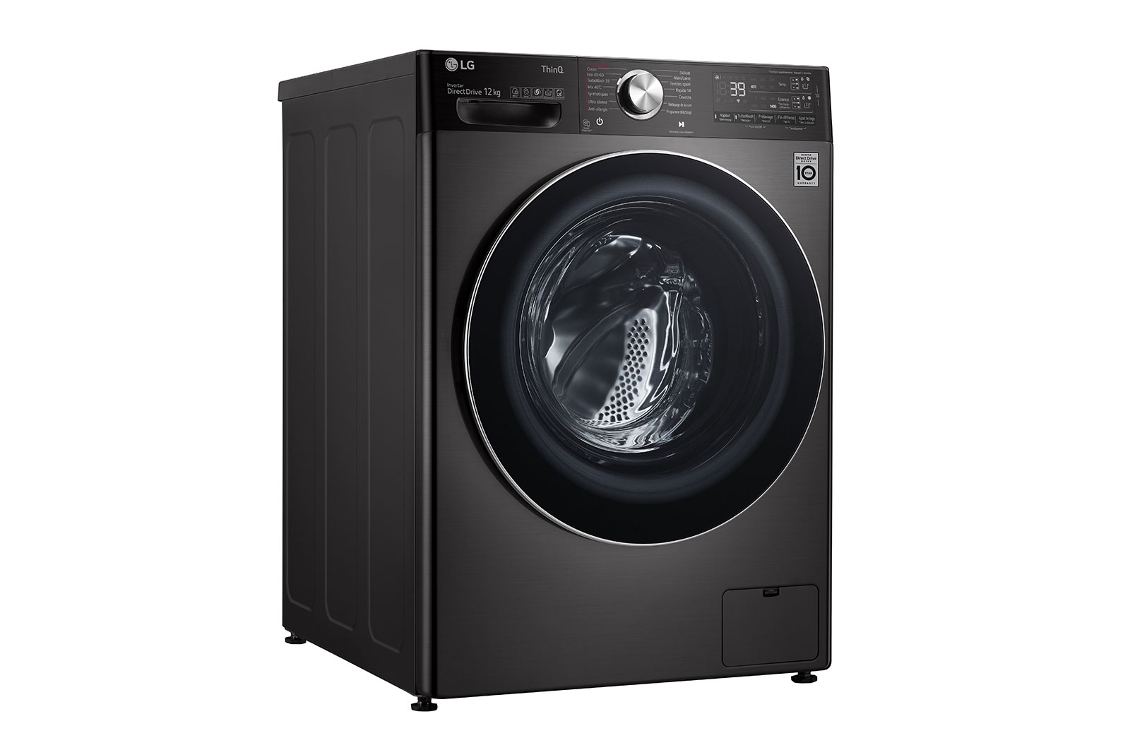 LG Lave-linge 12 kg - 81L | AI Direct Drive™ | Dosage automatique | Moteur Direct Drive™ garanti 10 ans, LG F24V92BSTA