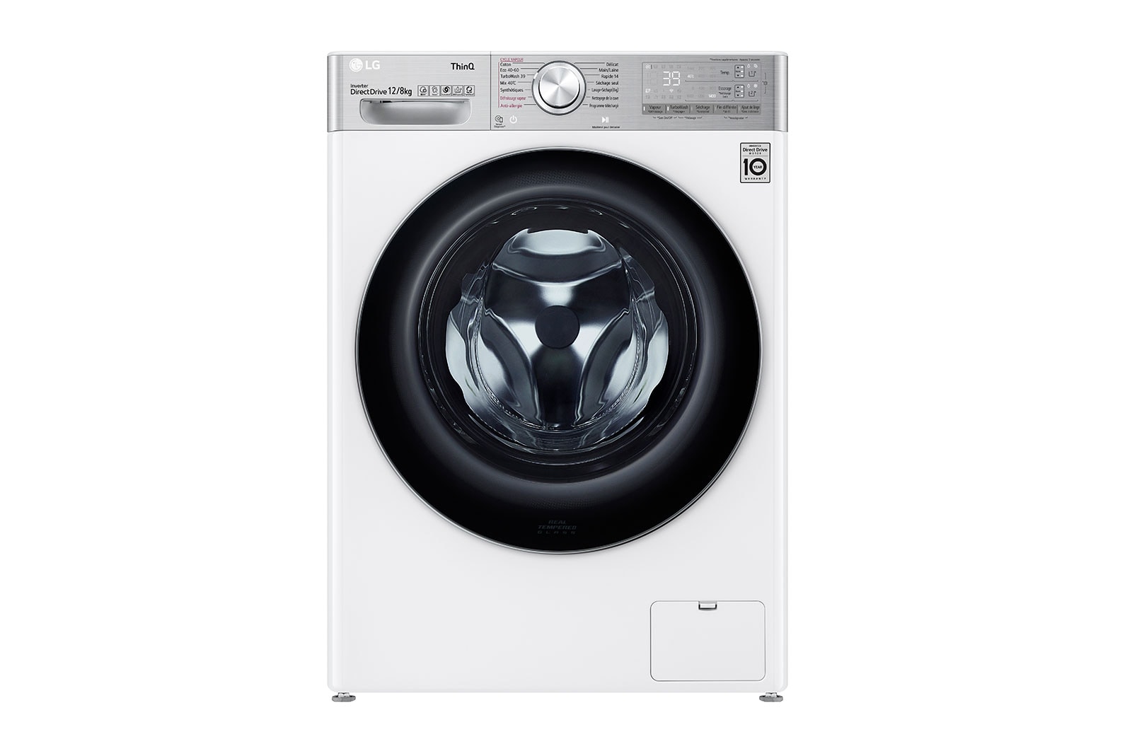 LG Lavante-séchante 12/8kg kg - 81L | AI Direct Drive™ | Dosage automatique | Moteur Direct Drive™ garanti 10 ans, LG F284V92WSTA