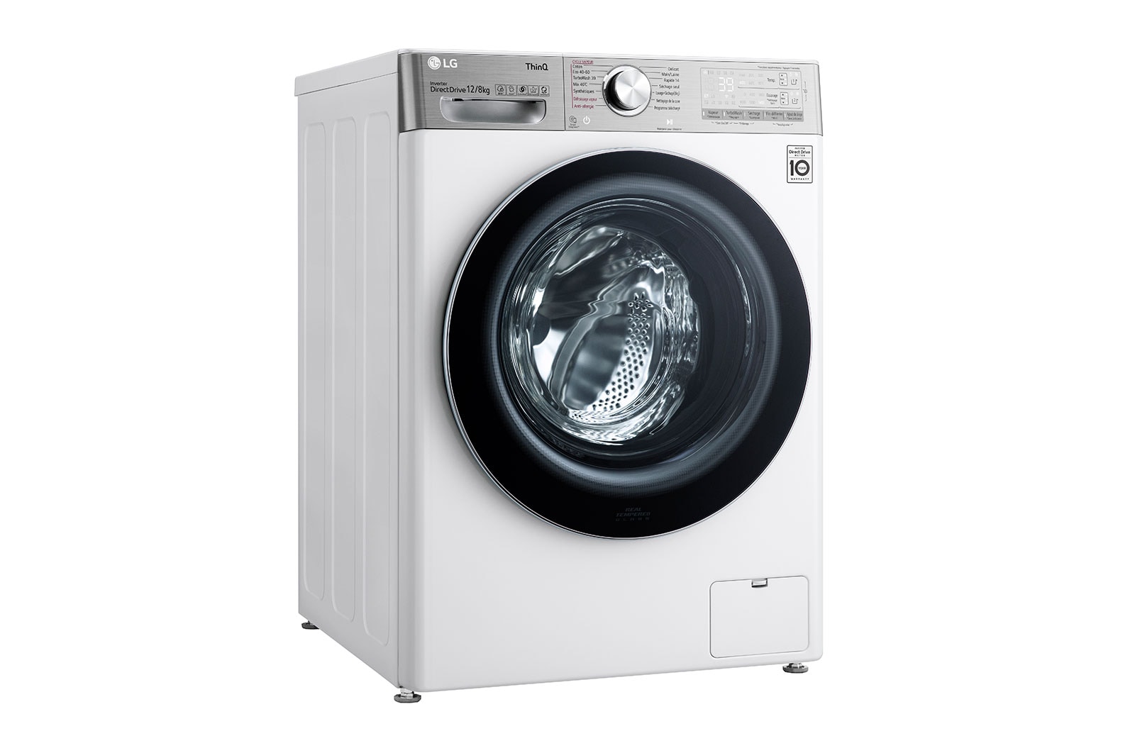 LG Lavante-séchante 12/8kg kg - 81L | AI Direct Drive™ | Dosage automatique | Moteur Direct Drive™ garanti 10 ans, LG F284V92WSTA