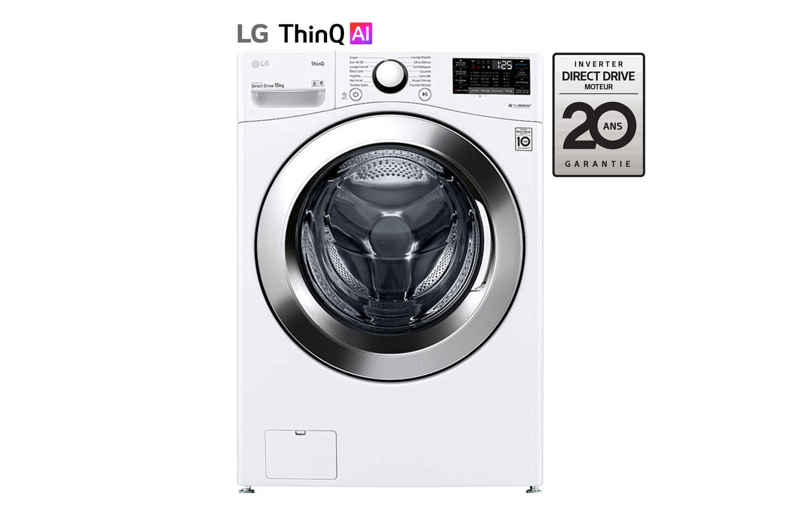 LG F51P12WH Vue de face