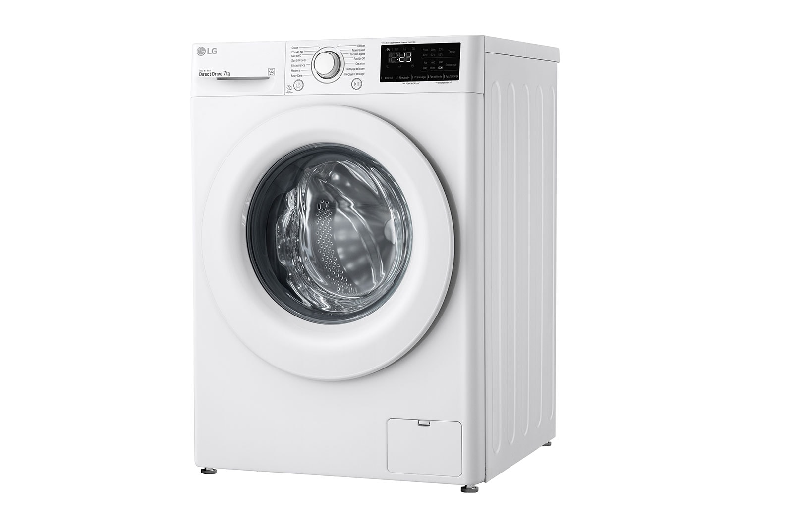 LG Lave-linge 7 kg - 59L | AI Direct Drive™ | Smart Diagnosis™ | Moteur Direct Drive™ garanti 10 ans | D, LG F72N23WH