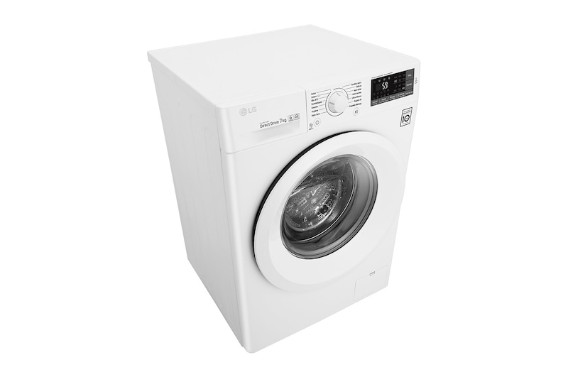 LG Lave-linge 7 KG | 6 Motion Direct Drive™ | A+++(-30%) | Smart Diagnosis™ | Moteur Direct Drive™ garanti 10 ans, LG F74J53WH