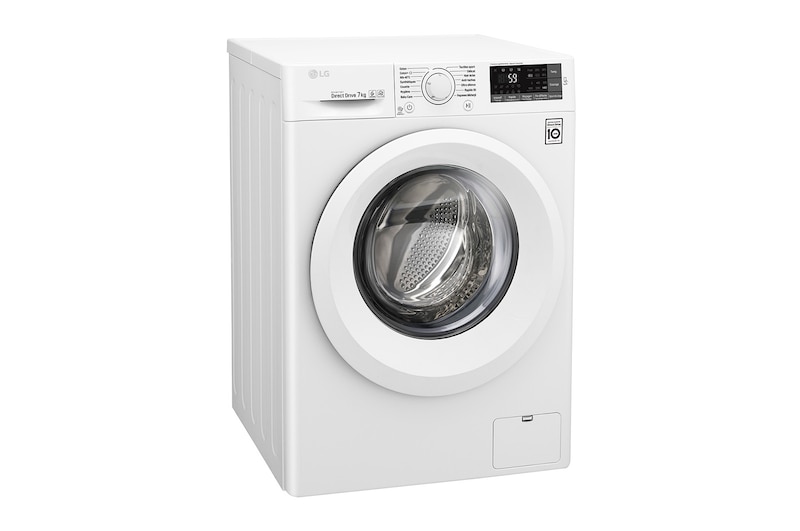 LG Lave-linge 7 KG | 6 Motion Direct Drive™ | A+++(-30%) | Smart Diagnosis™ | Moteur Direct Drive™ garanti 10 ans, LG F74J53WH