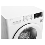 LG Lave-linge 7 KG | 6 Motion Direct Drive™ | A+++(-30%) | Smart Diagnosis™ | Moteur Direct Drive™ garanti 10 ans, LG F74J53WH