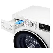 LG Lave-linge Slim 8,5kg - 58L | AI Direct Drive™ | TurboWash™ I Moteur Direct Drive™ garanti 10 ans | C, LG F82SV50WHS