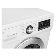 LG Lave-Linge 8KG |1400 tours | 6 Motion Direct Drive™ | A+++-30% | Smart Diagnosis™ | Moteur Direct Drive™ – Garanti 10 ans , LG F84G62WH