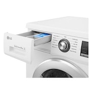 LG Lave-Linge 8KG |1400 tours | 6 Motion Direct Drive™ | A+++-30% | Smart Diagnosis™ | Moteur Direct Drive™ – Garanti 10 ans , LG F84G62WH