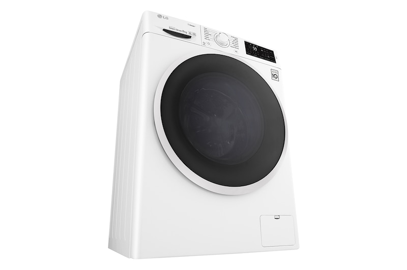 LG Lave-linge 8 KG | 6 Motion Direct Drive™ | A+++(-30%) | Smart Diagnosis™ | Moteur Direct Drive™ garanti 10 ans, LG F84J60WH