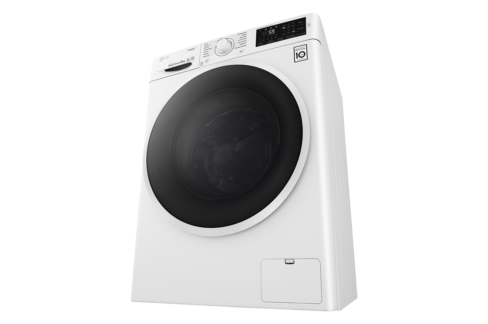LG Lave-linge 8 KG | 6 Motion Direct Drive™ | A+++(-30%) | Smart Diagnosis™ | Moteur Direct Drive™ garanti 10 ans, LG F84J60WH