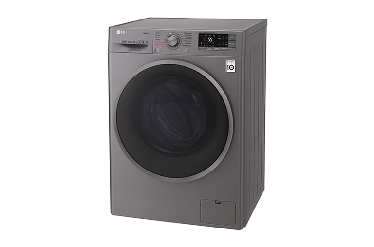 LG Lave-linge 8 KG | Steam™ | 6 Motion Direct Drive™ | A+++(-40%) | Wi-Fi | Smart Diagnosis™ | Moteur Direct Drive™ garanti 10 ans, LG F84J78STS