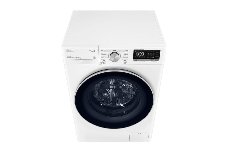 LG Lavante-séchante 8/5kg - 59L | AI Direct Drive™ | Smart Diagnosis™ | Moteur Direct Drive™ garanti 10 ans, F854N41WR