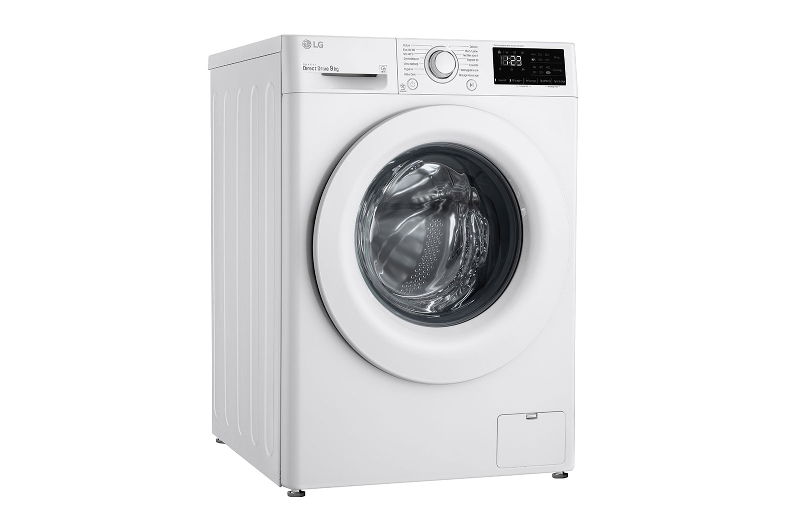LG Lave-linge 9 kg - 59L | AI Direct Drive™ | Moteur Direct Drive™ garanti 10 ans | D, LG F92N23WH