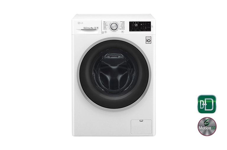 LG Lave-linge 9 KG | 6 Motion Direct Drive™ | A+++(-30%) | Smart Diagnosis™ | Moteur Direct Drive™ garanti 10 ans , LG F94J61WH