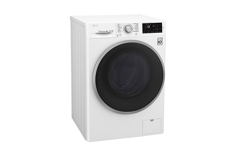 LG Lave-linge 9 KG | 6 Motion Direct Drive™ | A+++(-30%) | Smart Diagnosis™ | Moteur Direct Drive™ garanti 10 ans , LG F94J61WH