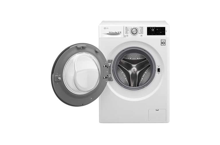 LG Lave-linge 9 KG | 6 Motion Direct Drive™ | A+++(-30%) | Smart Diagnosis™ | Moteur Direct Drive™ garanti 10 ans , LG F94J61WH