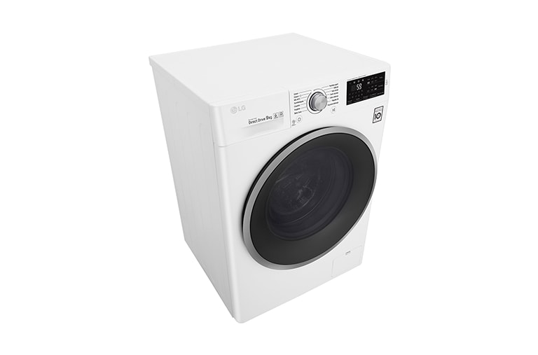 LG Lave-linge 9 KG | 6 Motion Direct Drive™ | A+++(-30%) | Smart Diagnosis™ | Moteur Direct Drive™ garanti 10 ans , LG F94J61WH