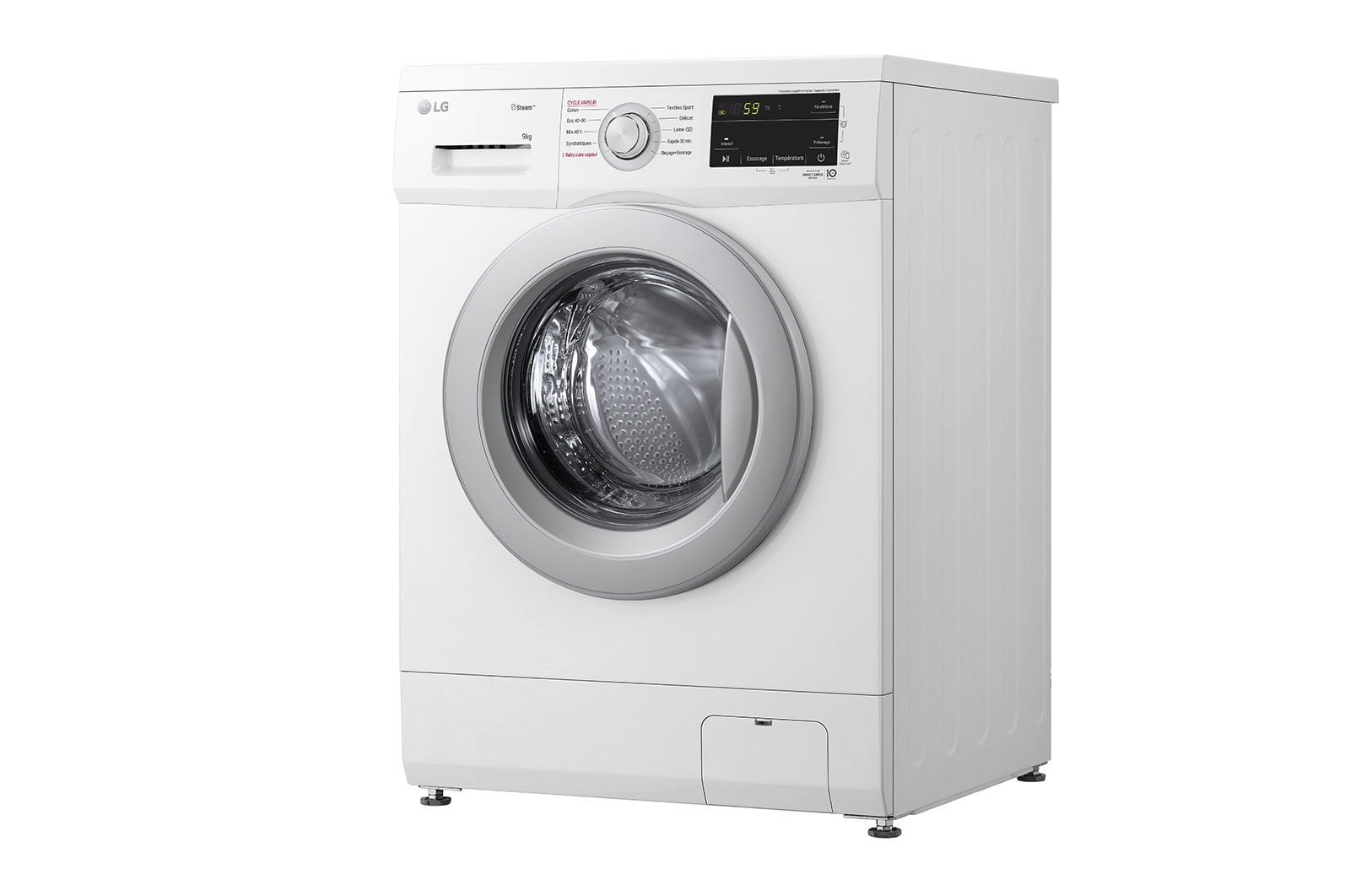 LG Lave-linge 9 kg | Moteur Direct Drive™ garanti 10 ans | Top amovible, LG F94M21WHS