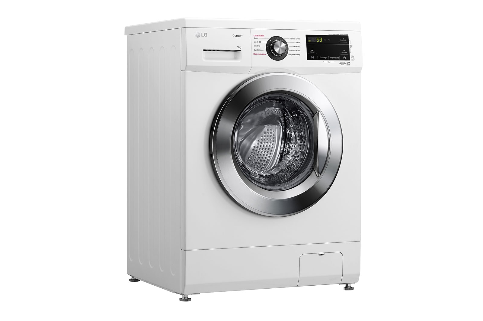 LG Lave-linge 9 kg | Moteur Direct Drive™ garanti 10 ans | Top amovible, LG F94M22WHS