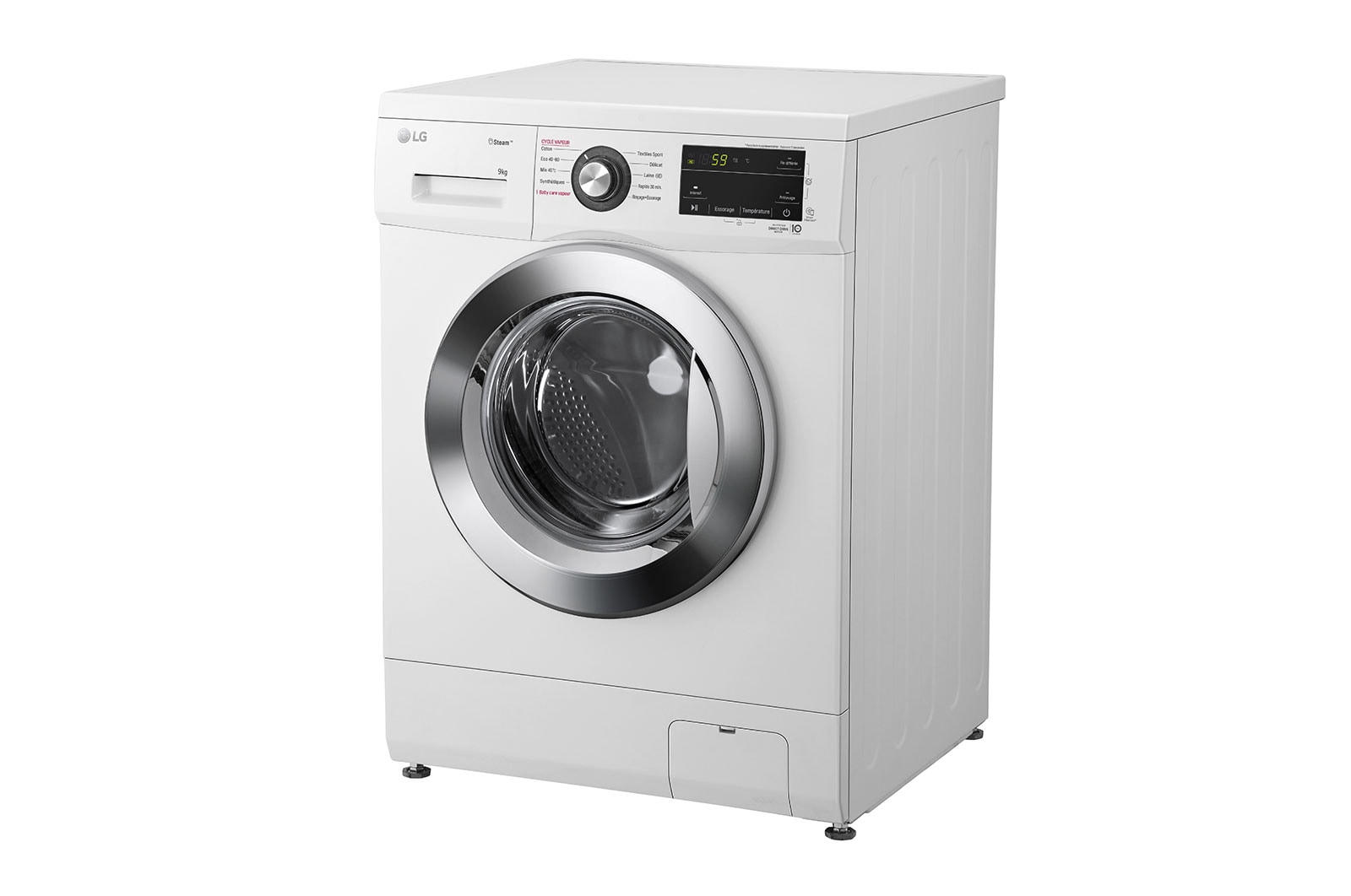 LG Lave-linge 9 kg | Moteur Direct Drive™ garanti 10 ans | Top amovible, LG F94M22WHS