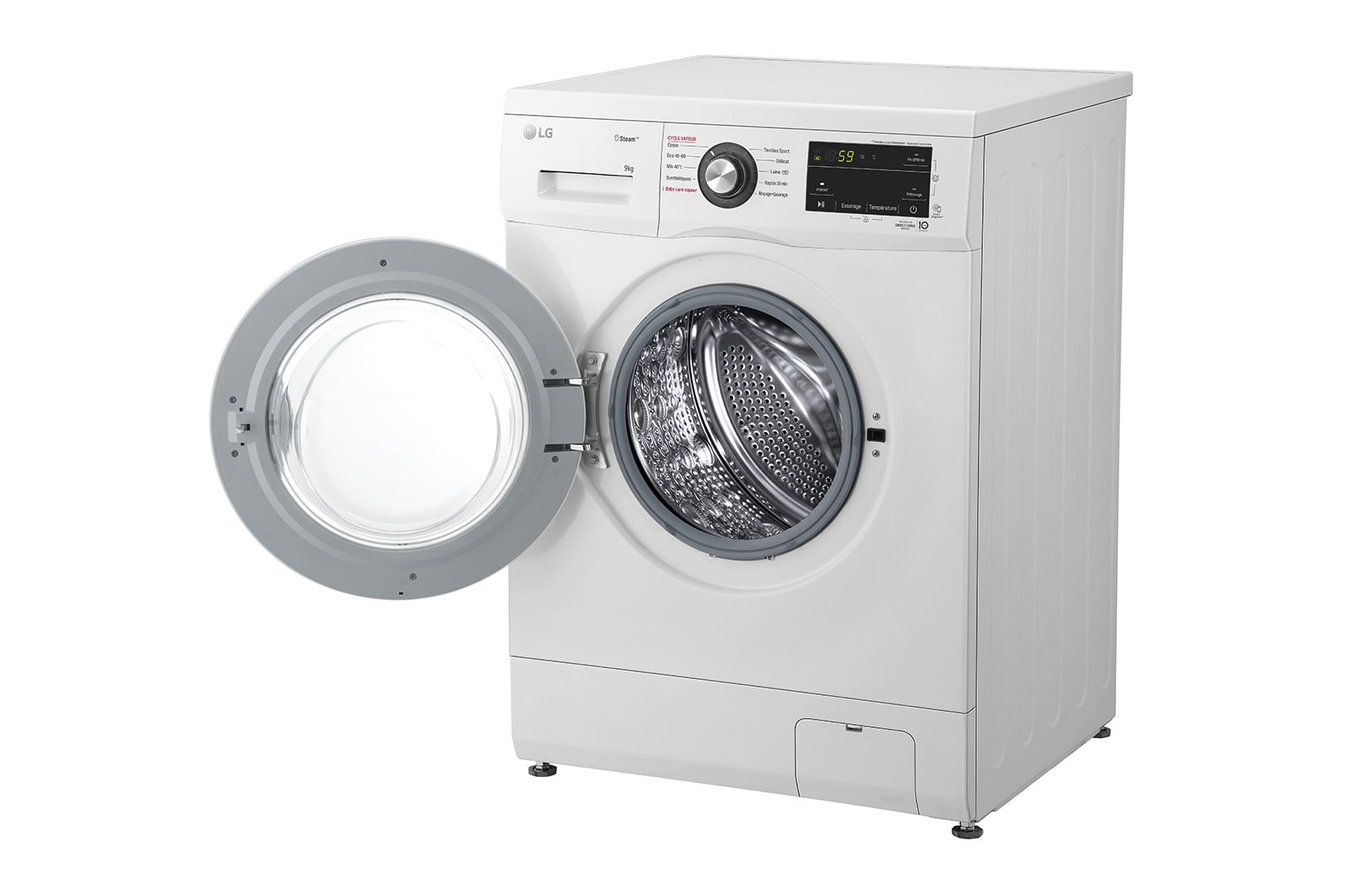 LG Lave-linge 9 kg | Moteur Direct Drive™ garanti 10 ans | Top amovible, LG F94M22WHS