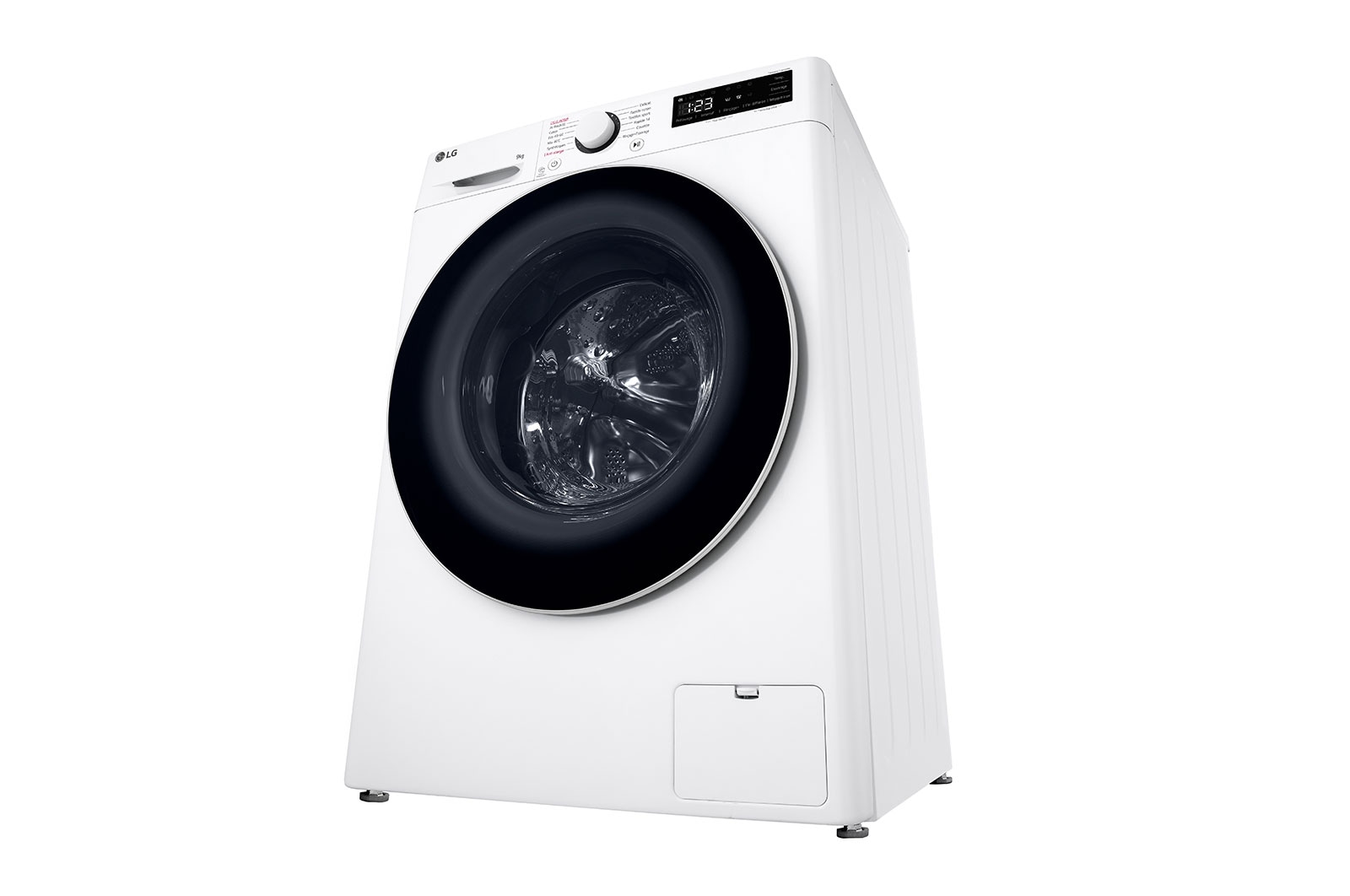 LG Lave-linge 9kg - 68L | AI Direct Drive™ | Grand tambour | Moteur Direct Drive™ garanti 10 ans, LG F94R50WHS