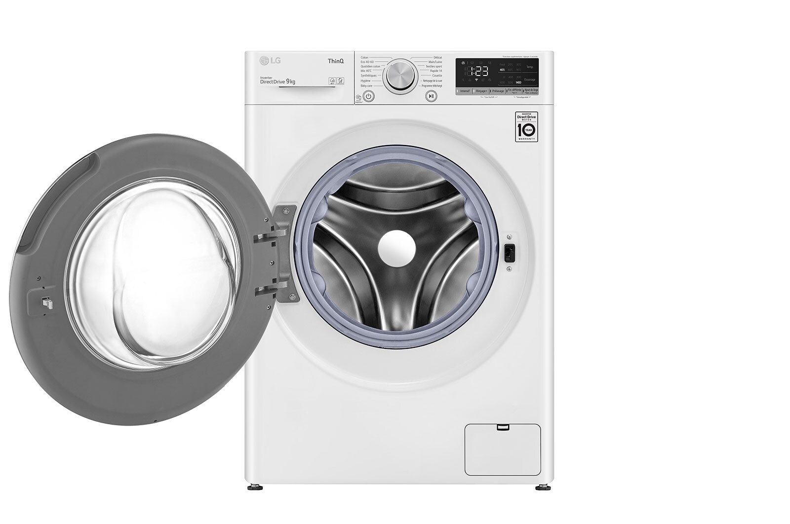 LG Lave-linge | 9 kg | 68L | AI DD™ | LG ThinQ™, LG F94V41WH