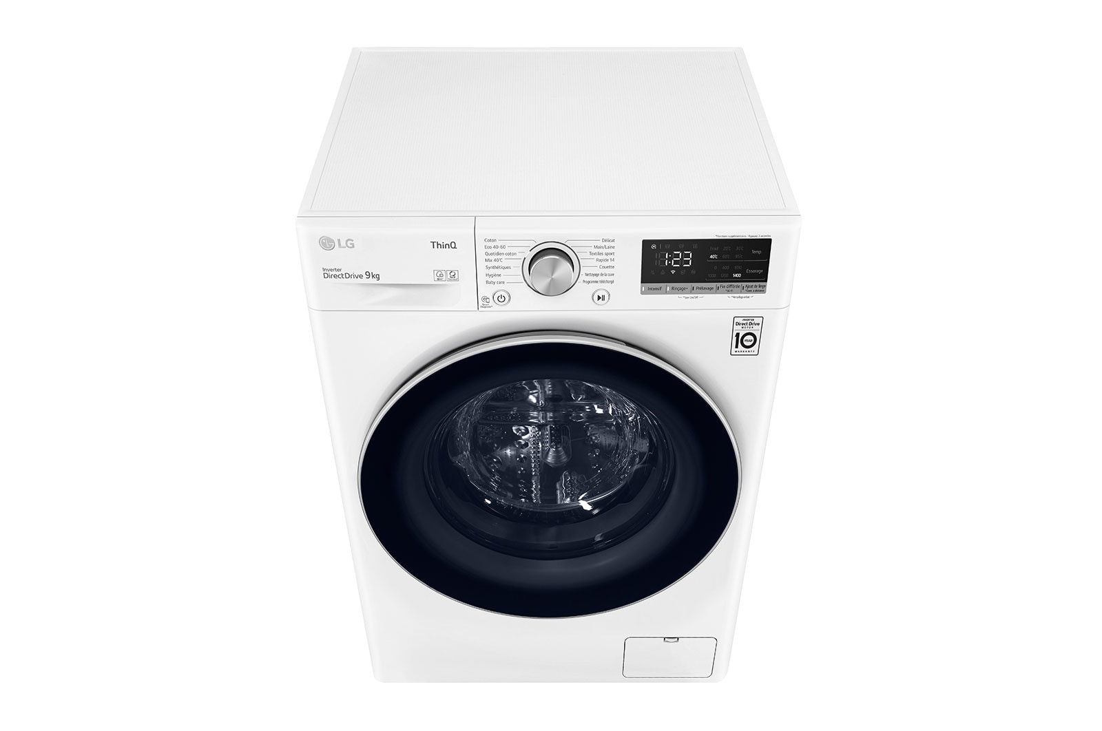 LG Lave-linge | 9 kg | 68L | AI DD™ | LG ThinQ™, LG F94V41WH