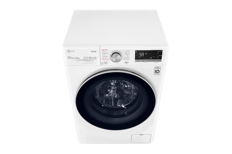 LG Lave-linge 9 kg - 68L | AI Direct Drive™ | Dosage automatique | Moteur Direct Drive™ garanti 10 ans, LG F94V51WHSA