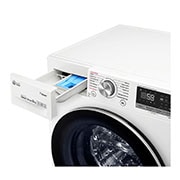 LG Lave-linge 9 KG - 68L | 6 Motion Direct Drive™ | Moteur Direct Drive™ garanti 10 ans | AI DD | Steam + | 54/71dB | A+++(-40%) , LG F94V71WHS