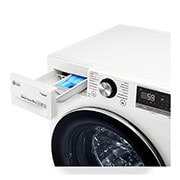LG Lave-linge 9 KG - 68L | 6 Motion Direct Drive™ | Moteur Direct Drive™ garanti 10 ans | AI DD | Steam + | 54/71dB | A+++(-40%) , LG F94V71WHS