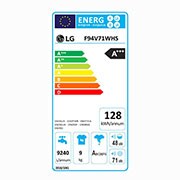 LG Lave-linge 9 KG - 68L | 6 Motion Direct Drive™ | Moteur Direct Drive™ garanti 10 ans | AI DD | Steam + | 54/71dB | A+++(-40%) , LG F94V71WHS