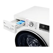 LG Lavante-séchante 9/6 KG - 68L | 6 Motion Direct Drive™ | Moteur Direct Drive™ garanti 10 ans | TurboWash™ 360° | AIDD™ | Steam™ | 52/71dB | E, LG F964V72WRHT